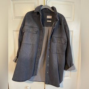 NWOT universal thread oversized jean shirt